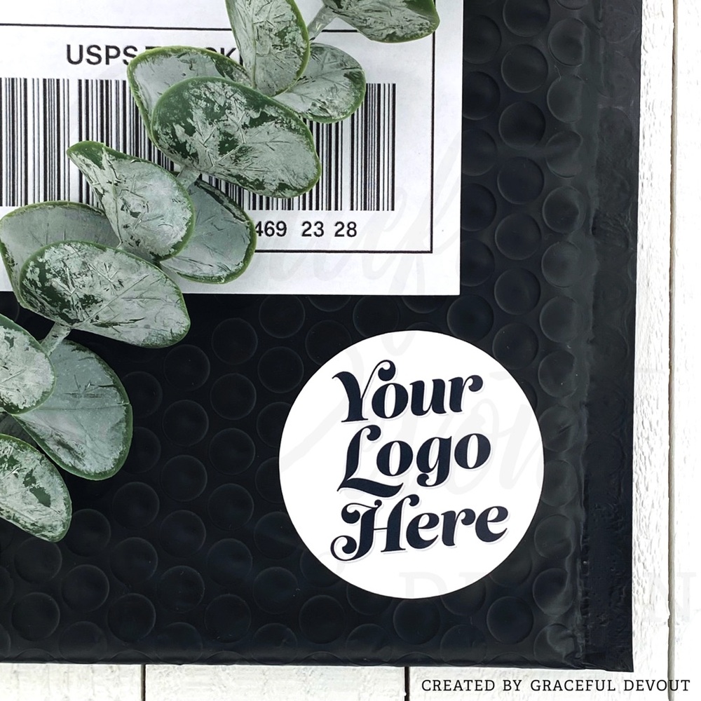 Your Logo Here - Custom  - 2" (inches) Round, (96ct.) Stickers - Picture 2 of 4
